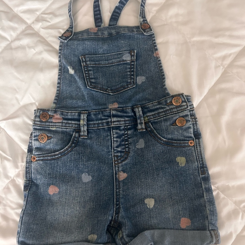Cat & Jack Blue and Pink Overalls for Everyday Wear
